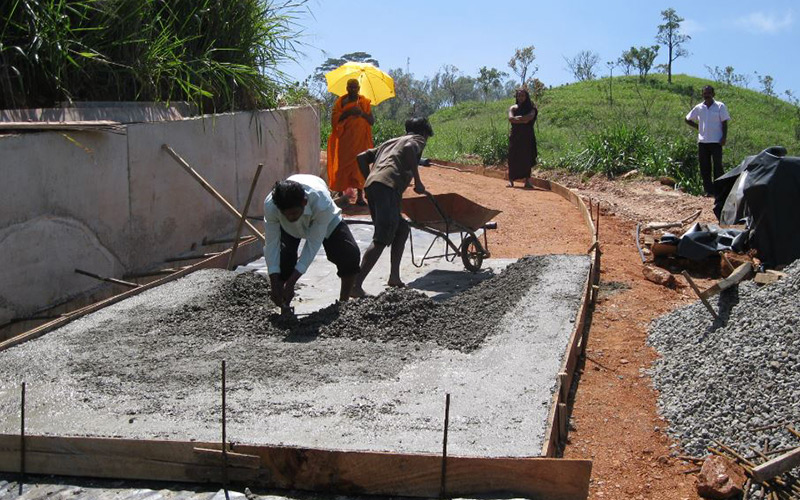 Construction of Approach Road to proposed Han