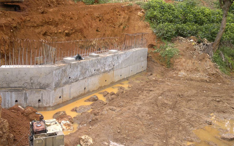 Construction of Bridge (Gallenthenna)